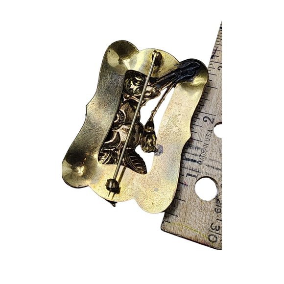 Antique Beautiful Victorian Sash Pin Brooch (A2598) - Picture 4 of 4